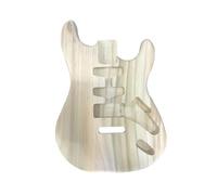 HAGJII Linden Wood Guitar Body Unfinished for Style Handmade Replacement Part Diy Guitar Blank Body Accessory for Electric Guitars(B)