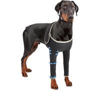 HAGJII Multipurpose Dog Elbow Protector for Torn Ligaments Stability and Relief Front Leg Brace and Leg Sleeve Dog Shoulder Brace for Elbow Calluses Large Dogs(S,Both legs)