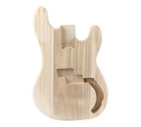 HAGJII Professional Guitar Body Unfinished Paulownia Wood Handcrafted Diy Replacement Parts Guitarr Barrel for Bass