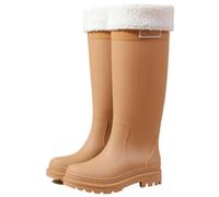 HAGJII Rain Boots Women's Garden Shoes, Lightweight High-Calf Easy-On Fit