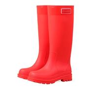 HAGJII Rain Boots Women's Garden Shoes, Lightweight High-Calf Easy-On Fit