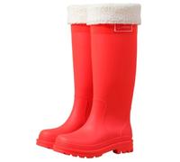 HAGJII Rain Boots Women's Garden Shoes, Lightweight High-Calf Easy-On Fit