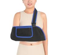 HAGJII Sling for Shoulder Injury Adjustable Arm Sling Shoulder Immobilizer for Torn Rotator Cuff Brace & Surgery Recovery, Breathable Comfort, Convenient Pocket Sling for Arm(M)