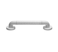 HAGJII Stainless Steel Toilet Safety Rail for Seniors & Disabled Handicap Grab Bars Rails Toilet Handles for Bathtubs Non-Slip Toilet Support Bars for Elderly, Toilet Safety Frame(White,30cm)