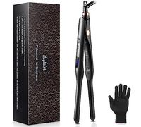 Haglater Pencil Straighteners,Mini Straightener and Curl 2 in 1, 100-220 ° C, Dual Voltage,Straighteners for All Short Hair Types, Bangs, Male Beard
