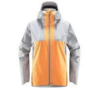 Haglöfs HAGLOFS 605231_4TL L.I.M GTX ACTIVE JACKET Jacket Women's CONCRETE/SOFT ORANGE Size XS