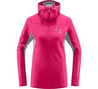 Haglöfs HAGLOFS 605255_4UG L.I.M MID COMP HOOD WOMEN Jacket Women's ULTRA PINK/CONCRETE Size L