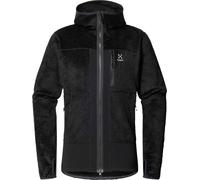 Haglöfs - Hooded fleece Polartec® - Vassi Mid Hood M True Black for Men - Size L Black L
