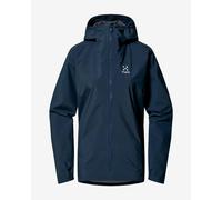 Haglöfs Korp Proof Jacket with Hood Night Blue Women - L