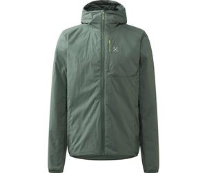 Haglöfs - Lightweight and Versatile hiking jacket - L.I.M Mimic Barrier Hood M Chlorophyll Green for Men in Softshell - Size L Green L