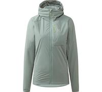 Haglöfs - Lightweight and Versatile Hiking Jacket - L.I.M Mimic Barrier Hood W Dew Green for Women in Softshell - Size S Green S