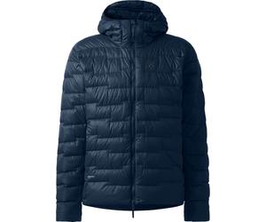 Haglöfs - Natural down hooded jacket - ROC Flash Down Hood M Tarn Blue for Men - Size L - Navy Navy L