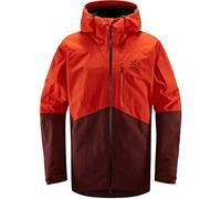 Haglöfs Nengal Jacket, Men's, mens, Daypack, 604198, Habanero/Maroon Red , XXL