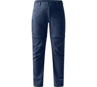 Haglöfs - Resistant walking trousers - Lite Standard Zip-Off II Pant W Tarn Blue for Women - Size 38 FR - Navy Navy 38 FR