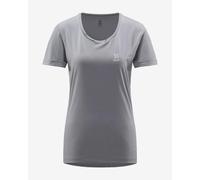 Haglöfs Ridge Hike short sleeve T-shirt grey women - M