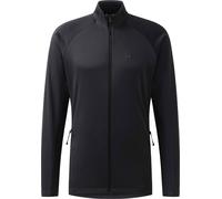 Haglöfs - Stretch fleece made from recycled fibres - Korp Mid Jacket M True Black for Men - Size XL Black XL