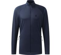 Haglöfs - Stretch fleece with zip - Korp Mid Jacket M Tarn Blue for Men in Recycled Polyester - Size M - Navy Navy M