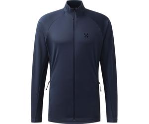 Haglöfs - Stretch fleece with zip - Korp Mid Jacket M Tarn Blue for Men in Recycled Polyester - Size S - Navy Navy S