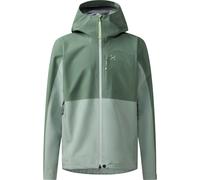 Haglöfs - Waterproof hiking jacket - Front Proof II Jacket M Chlorophyll Green/Dew Green for Men - Size XL Green XL