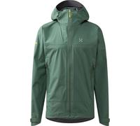 Haglöfs - Waterproof hiking jacket - L.I.M Airak 2,5L Jacket M Chlorophyll Green for Men - Size XL Green XL