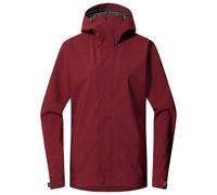 Haglöfs - Women's Breeze Proof Jacket - Waterproof jacket size S, red