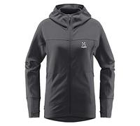 HAGLOFS 605062_2AT BETULA Q HOOD Sweatshirt Women's MAGNETITE Size XS