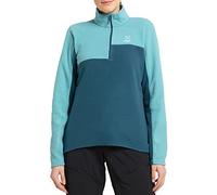 HAGLOFS 605078_4QL BUTEO 1/2 Q ZIP Sweatshirt Women's DARK OCEAN/FROST BLUE Size M