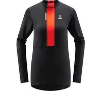 HAGLOFS 605263_4UF L.I.M ZT Base Thermal Shirt Women's True Black/Zenith RED Size L