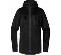 Haglofs - Hooded Fleece - Vassi Mid Hood W True Black for Women - Size S Black