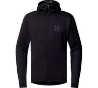 Haglöfs - L.I.M Mid Multi II Hood - Fleece jacket size M, black