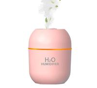 Hagmoo 200ml Humidifiers for Bedroom,USB Personal Desktop Humidifier for Bedroom, Office, Travel, Plants, Auto Shut-Off,Super Quiet (Pink)