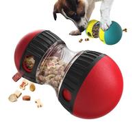Hagmoo Dog toys, dog puzzle toy balls, Dispensing Toy for Mental Stimulation, Playtime and Chewing Fun for Dogs (Red)