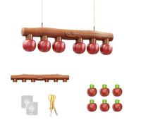 Hagmoo Interactive Apple Tree Catching Game, Remote Control Hanging Branch with Red Apples, Plastic and Metal, 45x15x10 cm, Educational Family Game for Children 3+ Years (Regular)