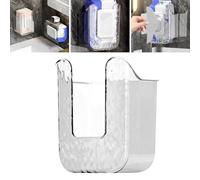 Hagmoo Kitchen Wipes Storage Box,Wall Mounted Tissue Box, No Punching Wall Hanging Tissue Holder,Wipe Tissue Storage Box Case for Kitchen Bedroom Bathroom (Transparent Gray, 2 Pcs)