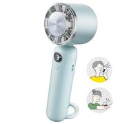 HAGOOGI Handy Fan, Cooling Plate, Portable Fan, Instant Cooling Sensation, Longest Operating Time, 5,000 mAh, Large Capacity Battery, Up to 20 Hours of Continuous Use, Multi-Purpose, Handheld, Neck