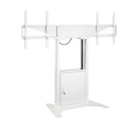 Hagor HP Twin Lift M-DW mobile, electric motorized height-adjustable lift system for two displays next to each other (side-by-side)
