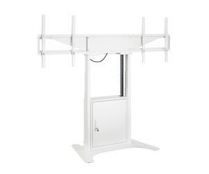 Hagor HP Twin Lift M-DW mobile, electric motorized height-adjustable lift system for two displays next to each other (side-by-side)