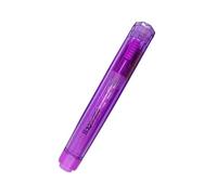 Hagoromo Crystal Multi Chalk Holder - Transparent Magnetic Grip for Fulltouch & Wonder Chalk - Slide Adjustable, Dust-Free Use (Violet)