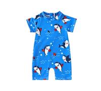 HAGOT Baby Boy Swimsuit, Infant Baby Swimming Costume, One Piece Zipper Swimwear Toddler, Beach Bathing Suits