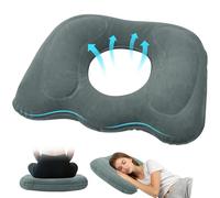 HAGOT Inflatable Donut Pillow, Inflatable Ring Donut Cushion for Bedsores, Hemorrhoids, Back Pain, Postpartum Pregnancy, Post-Surgical Pain