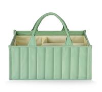 HAGOT Nappy Caddy, Baby Diaper Caddy Organizer, Foldable Bag Organizer with Compartments, Baby Wipes Bag for Mum to Be