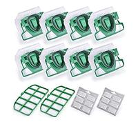 Hagsnec For VK200 FP200 Parts for Kobold Vacuum Cleaner Bags Filter 8 VK200 Bags + 2 HEPA Filters + 12 Fragrances