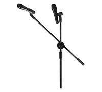 Hagsnec Microphone Holder Swing Floor Stand Mic Stand Ajustable Stage Tripod Metal Swing
