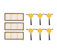 Hagsnec Part Set for Robot 750 720 Rv750 Rv720 Vacuum Includes 6 Side Brushes, 3 HEPA Filters