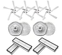 Hagsnec Side Brush Rolls Washable HEPA Filter Wiper Cloth for Bot W10 Robot Vacuum Cleaner for Cleaning Accessories Parts