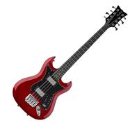 Hagstrom H8-II 8-String Bass Wild Cherry Transparent