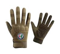 HAGTBFRC Cycling Gloves Full Finger Al-fa Ro.meo, Bike Gloves Anti-Slip, Mountain Bike Road Bicycle Riding for Men and Women, Finger(Green,M)