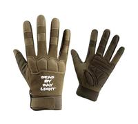 HAGTBFRC Gloves Mountain Bike Dead Day.lig-ht, Grips Palm Bicycle Summer Riding, Exercise Workout Gloves for Cycling Motorcycle Rowing, Finger(Green,L)