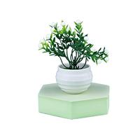 HAGTRB Artificial Trees Artificial Flowers Bonsai Small Simulated Pot Flowers Fake Plants Office Table Potted Ornaments Home Garden Decor Simulated Pine,A1