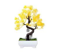 HAGTRB Artificial Trees Artificial Plants Bonsai Tree Pot Plants Fake Flowers Potted Ornaments For Home Decoration Garden Decor Simulated Pine,A,08